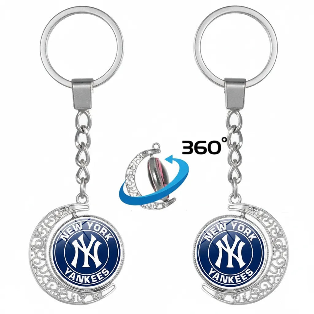 US Professional Baseball League MLB double-sided pendant jewelry team logo sports keychain
