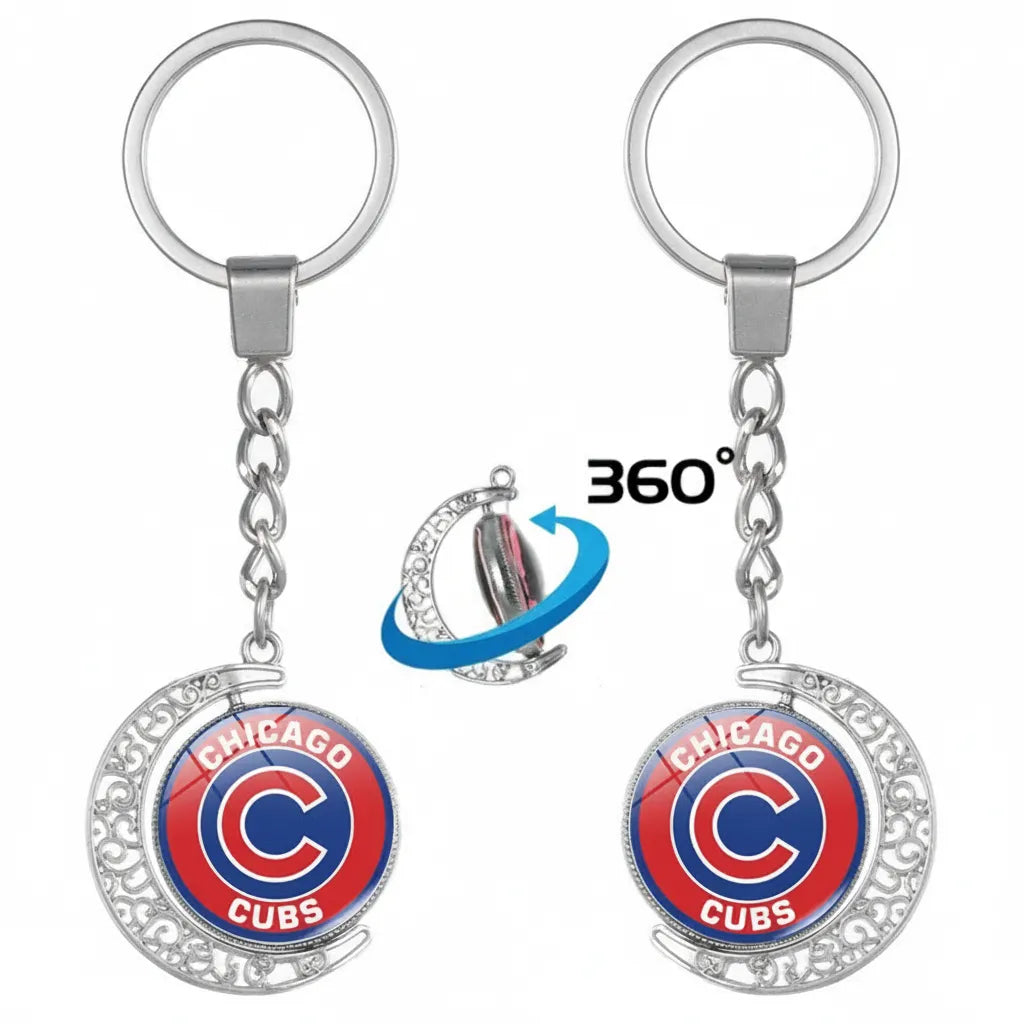 US Professional Baseball League MLB double-sided pendant jewelry team logo sports keychain