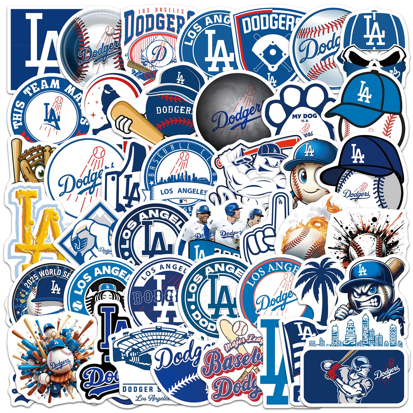 Dodge team graffiti stickers, waterproof decorative stickers, baseball sport posters