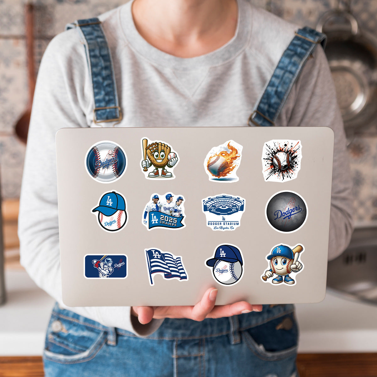 Dodge team graffiti stickers, waterproof decorative stickers, baseball sport posters