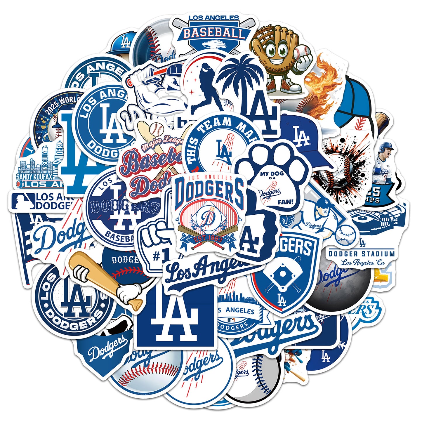 Dodge team graffiti stickers, waterproof decorative stickers, baseball sport posters