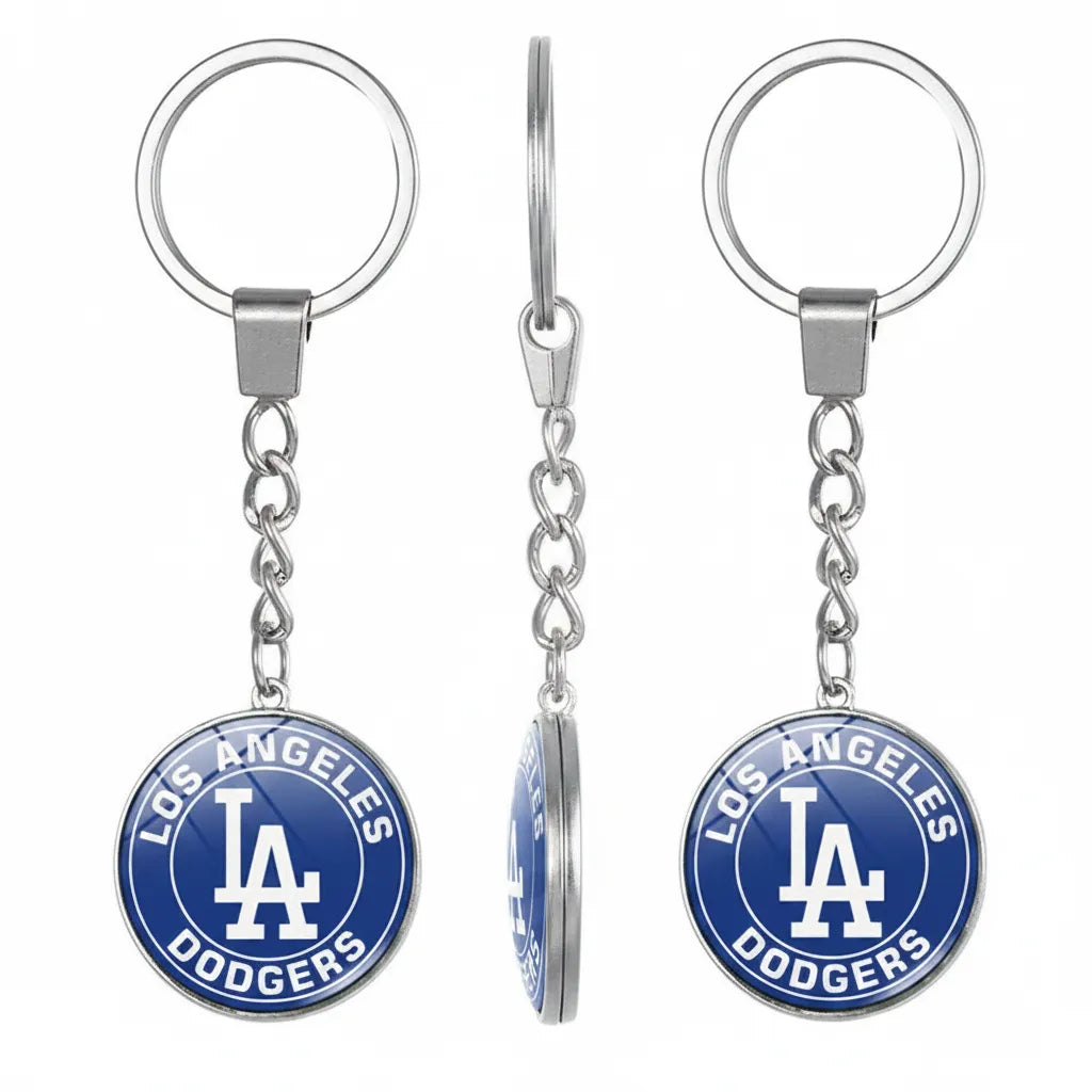 US Professional Baseball League MLB double-sided pendant jewelry team logo sports keychain