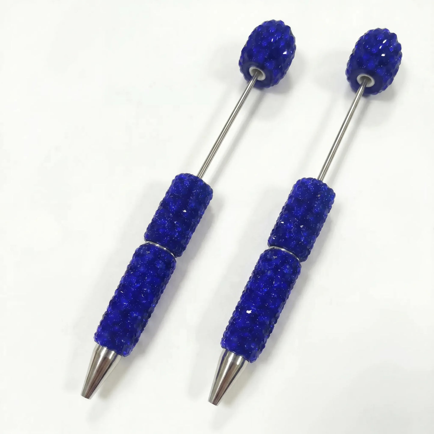(Handmade may have some space) Standard Beadable Pens - Black Ink, Durable Plastic, Easy DIY, Fun Creative Gift for Home Office School Business