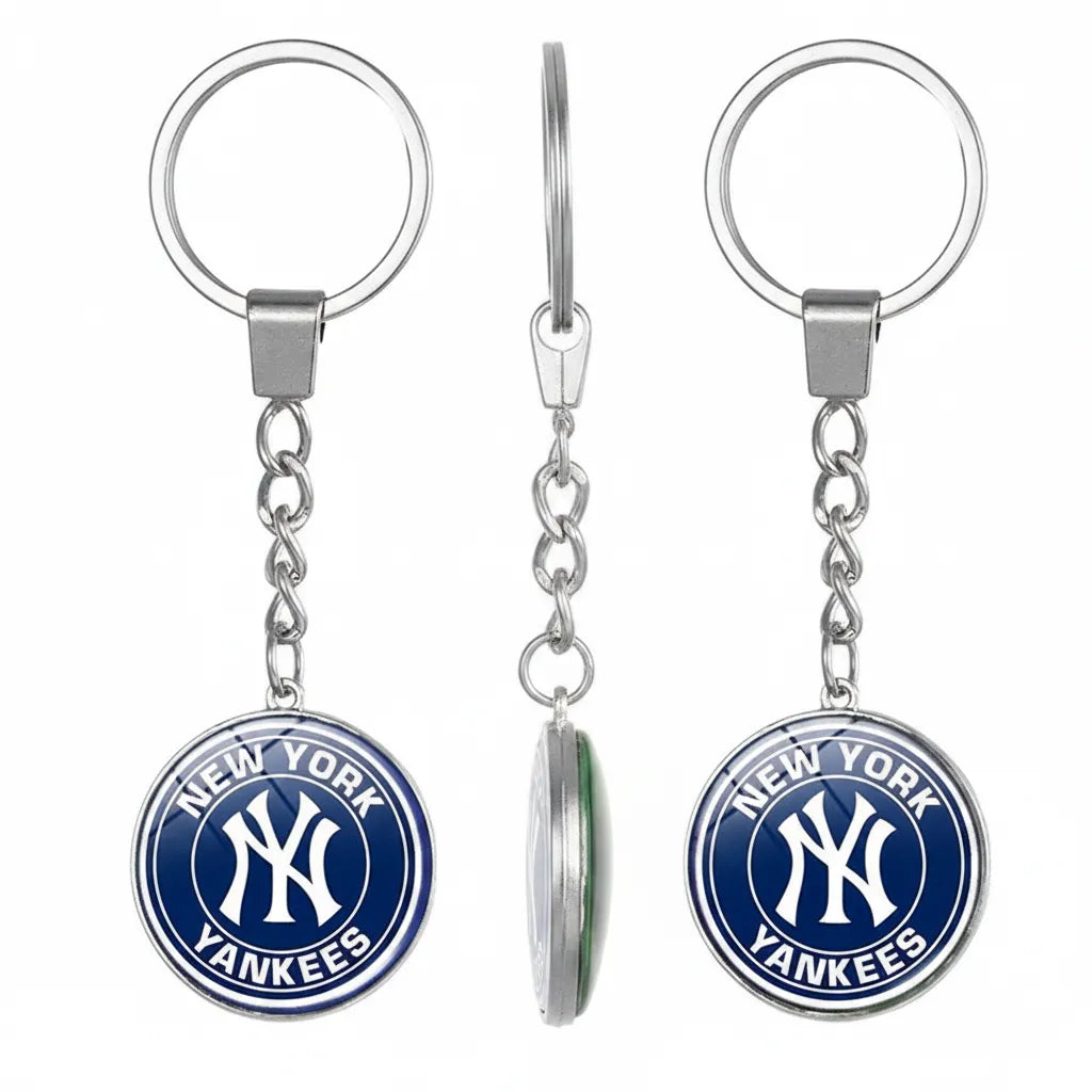 US Professional Baseball League MLB double-sided pendant jewelry team logo sports keychain